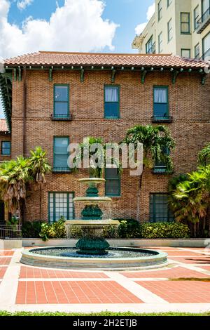 Roetzel und Andress, Franklin Arms Building, First Street, Fort Myers, Florida Stockfoto