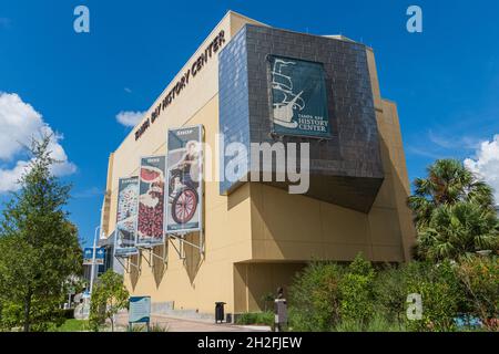 Außenansicht des Tampa Bay History Center - Tampa, Florida, USA Stockfoto