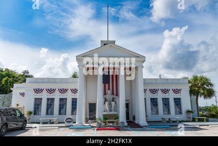 Fassade des Presidents Hall of Fame Museums - Clermont, Florida, USA Stockfoto