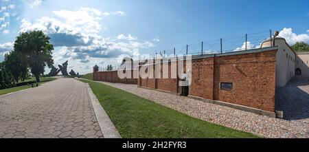 Neunte Festung ehemaliges sowjetisches Gefängnis und hinrichtungsort der nazis - Kaunas, Litauen Stockfoto