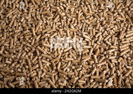 Holzpellets Stockfoto