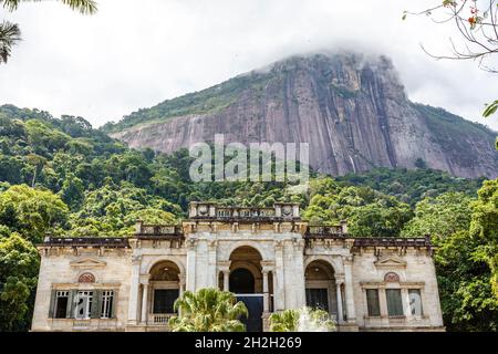 Lage Park (Parque Enrique Lage) in Rio de Janeiro, Brasilien, Südamerika Stockfoto