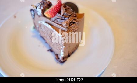 Chocolate Cake Hilton Hotel Pattaya Beach Thailand im Central Pattaya Beach Complex Stockfoto