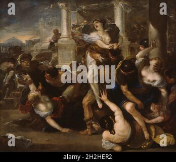 Die Entführung der Sabine-Frauen, 1675/80. Stockfoto