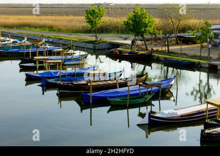 Valencia El Saler Hafen Spanien Stockfoto