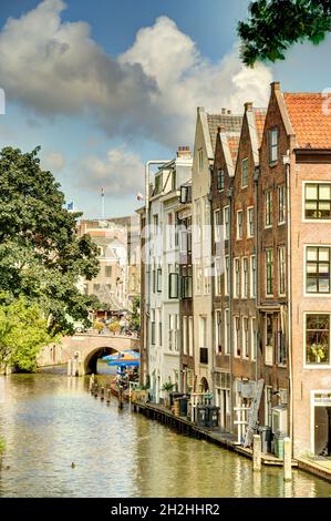 Utrecht Historical Center, HDR-Bild Stockfoto