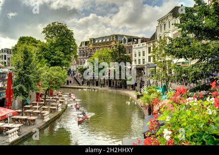 Utrecht Historical Center, HDR-Bild Stockfoto