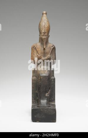 Statuette von Oiris, Ägypten, späte Periode, Dynastie 26 (664-525 v. Chr.). Stockfoto