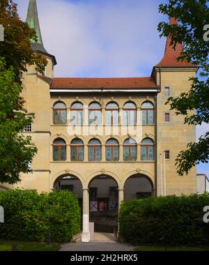 Schweiz, Freiburg, Kunst- und Geschichtsmuseum, Außenansicht, Stockfoto