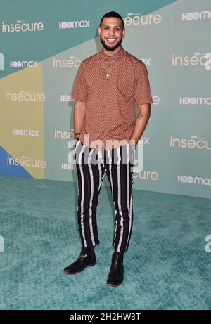 LOS ANGELES, CA - 21. OKTOBER: Sarunas nimmt an der Premiere der „unsicheren“ Staffel 5 von HBO im Kenneth Hahn Park am 21. Oktober 2021 in Los Angeles, Calif, Teil Stockfoto