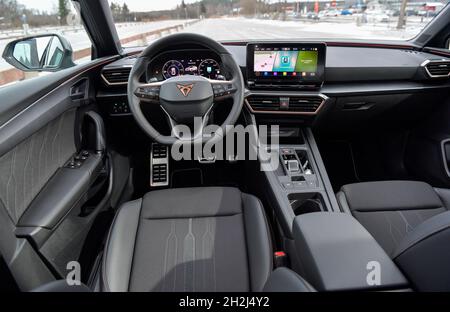 Cupra Leon Sportstourer e-Hybrid, Innenraum Foto anders Wiklund / TT Code 10040 Stockfoto