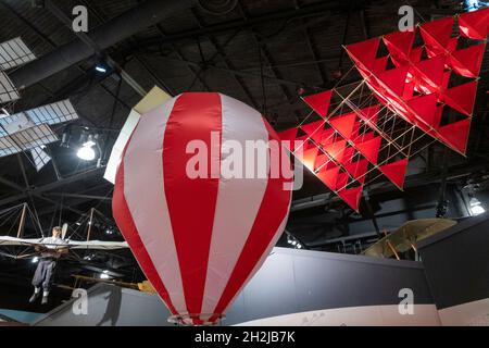 Das Cradle of Aviation Museum erinnert an die Geschichte der Flugerfolge von Long Island, New York, USA 2021 Stockfoto