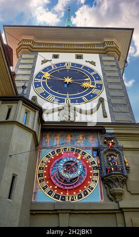 Zytglogge - der Uhrenturm im Zentrum von Bern Stockfoto