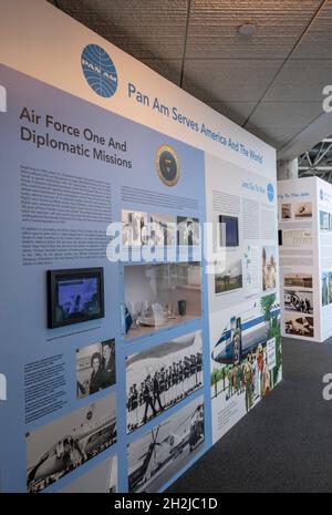 Das Cradle of Aviation Museum erinnert an die Geschichte der Flugerfolge von Long Island, New York, USA 2021 Stockfoto