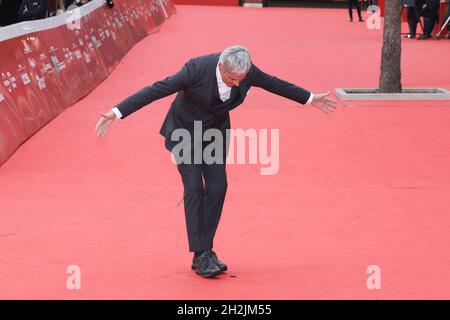 Rom, Italien. Oktober 2021. Rome Cinema Fest 2021, Film Fest, Roter Teppich Claudio Baglioni Kredit: Unabhängige Fotoagentur/Alamy Live News Stockfoto