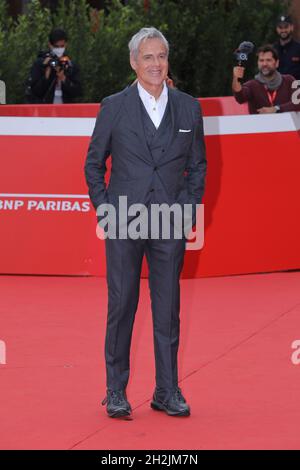 Rom, Italien. Oktober 2021. Rome Cinema Fest 2021, Film Fest, Roter Teppich Claudio Baglioni Kredit: Unabhängige Fotoagentur/Alamy Live News Stockfoto