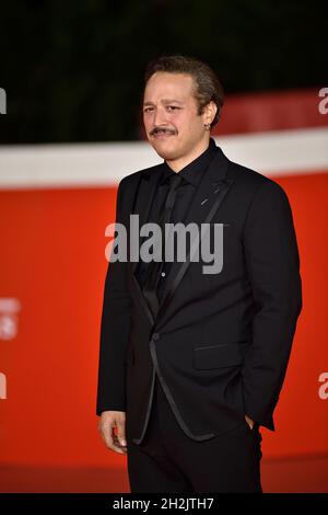 Rom, Italien. Oktober 2021. ROM, ITALIEN - 21. OKTOBER: Emmanuele Aita besucht den roten Teppich des Films 'I am Zlatan' während des 16. Rome Film Fest 2021 am 21. Oktober 2021 in Rom, Italien. Kredit: dpa/Alamy Live Nachrichten Stockfoto