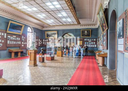 GORI, GEORGIEN - 15. JULI 2017: Innenansicht des Stalin-Museums in Gori, Georgien. Stockfoto