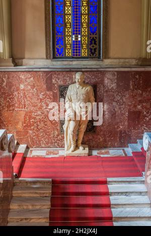 GORI, GEORGIEN - 15. JULI 2017: Innenansicht des Stalin-Museums in Gori, Georgien. Stockfoto