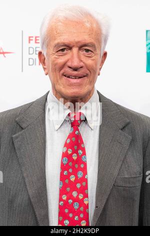 Rom, Italien. Oktober 2021. Paolo Vigevano nimmt am 2021 22. Oktober 2021 im Auditorium in Rom, Italien, an der Fotocolumn des Films Onde Radicali Teil. Photo Pool/Fondazione Cinema per Roma/Insidefoto Credit: Insidefoto srl/Alamy Live News Stockfoto