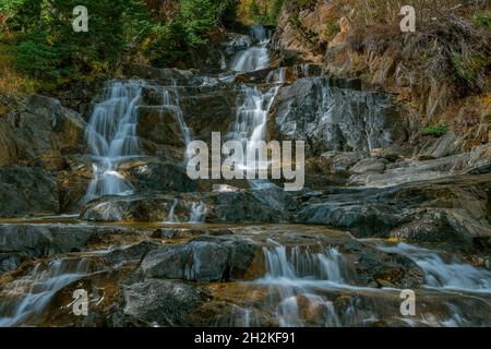 Mill Creek Falls, Lundy Canyon, Hoover Wilderness, Inyo National Forest, Eastern Sierra, Kalifornien Stockfoto