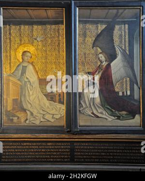 Der Kölner Dom (deutsch: Kölner Dom, offiziell hohe Domkirche St. Petrus, englisch: Hoher Dom zu St. Peter) ist eine römisch-katholische Kirche in Colog Stockfoto