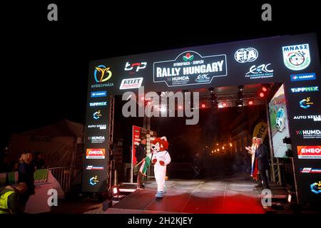 Nyiregyhaza, Ungarn. Oktober 2021. PERCY während der FIA ERC Rallye Ungarn 2021, 7. Runde der FIA European Rally Championship 2021, vom 21. Bis 24. Oktober 2021 in Nyiregyhaza, Ungarn - Foto Grégory Lenormand / DPPI Credit: DPPI Media/Alamy Live News Stockfoto