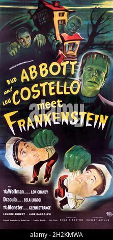 ABBOTT UND COSTELLO TREFFEN FRANKENSTEIN 1948 Universal-International Film mit Bud Abbott und Lou Costello Stockfoto