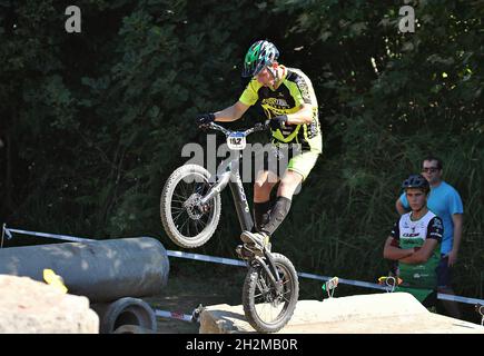 Barcelona Cup von Vallgorguina Trial Bikes, Barcelona, Katalonien, Spanien Stockfoto