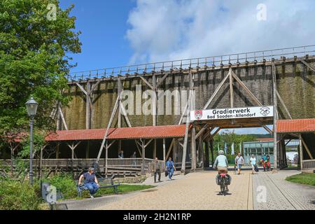Sole- und Gradierwerk, Bad Sooden-Allendorf, Hessen, Deutschland Stockfoto