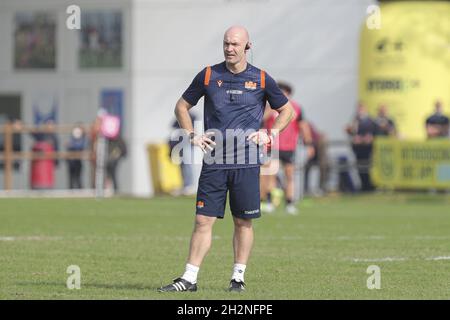 Parma, Italien. Oktober 2021. Calum McRae (Edinburgh) während Zebre Rugby Club vs Edinburgh, United Rugby Championship Spiel in Parma, Italien, Oktober 23 2021 Kredit: Unabhängige Fotoagentur/Alamy Live Nachrichten Stockfoto