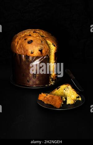 Studio-Shot mit frisch gebackenen Haferflocken-Plätzchen Stockfoto