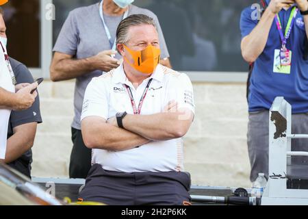 BROWN Zak (usa), Chief People & IT Officer von McLaren Racing, Portrait während des Formel 1 Aramco United States Grand Prix 2021, 17. Lauf der FIA Formel 1-Weltmeisterschaft 2021 vom 21. Bis 24. Oktober 2021 auf dem Circuit of the Americas, in Austin, Texas, Vereinigte Staaten von Amerika - Foto Antonin Vincent / DPPI Stockfoto