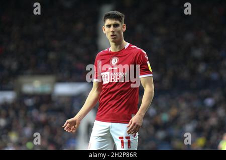 WEST BROMWICH, GROSSBRITANNIEN. 23. OKTOBER Callum O'Dowda von Bristol City während des Sky Bet Championship-Spiels zwischen West Bromwich Albion und Bristol City am Samstag, den 23. Oktober 2021, im Hawthorns, West Bromwich. (Kredit: Simon Newbury | MI News) Kredit: MI News & Sport /Alamy Live News Stockfoto