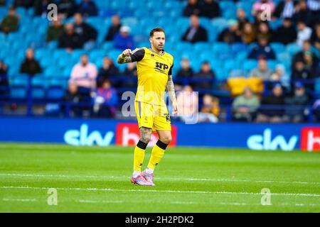 Hillsborough, Sheffield, England - 23. Oktober 2021 Chris Maguire (10) von Lincoln während des Spiels Sheffield Mittwoch gegen Lincoln City, Sky Bet League One, 2021/22, Hillsborough, Sheffield, England - 23. Oktober 2021, Credit: Arthur Haigh/WhiteRoseFotos/Alamy Live News Stockfoto