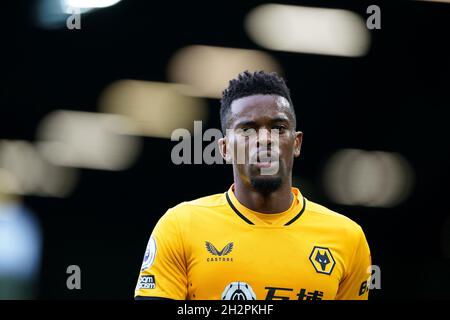 Nelson Semedo von Wolverhampton Wanderers während des Spiels der Premier League in der Elland Road, Leeds. Bilddatum: Samstag, 23. Oktober 2021. Stockfoto