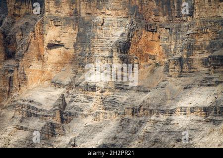 Textur von Dolomit in südtirol Stockfoto