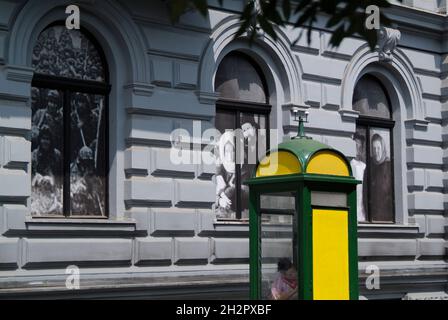 Budapest, Terror-Haus, Terror Háza, in der Andrássy Straße, Europa, Ungarn, Budapest, Terror House, Andrássy Straße Stockfoto