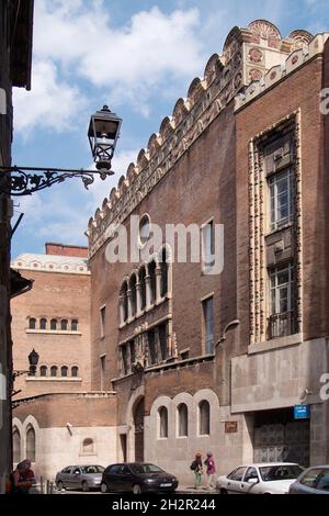 Ungarn, Budapest, Synagoge in der Kacinczy Straße, A Kacinczy utca Zsinagóga, | Ungarn, Budapest, die Synagoge in der Kacinczy Street, A Kacinczy utca Zsin Stockfoto