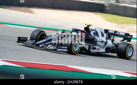 Austin, Texas, USA. Oktober 2021. F1-Fahrer 10 PIERRE GASLY Scuderia Alpha Tauri Honda Team in Runde 13 während des 3. Trainings. (Bild: © Hoss McBain/ZUMA Press Wire) Stockfoto