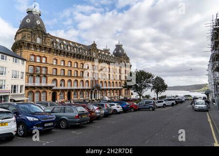 Scarborough, Großbritannien. Oktober 2021. Das Grand Hotel in Scarborough, Yorkshire. Kredit: SOPA Images Limited/Alamy Live Nachrichten Stockfoto