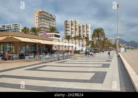 San Juan Beach in der spanischen Stadt Alicante, Valencia, Spanien, Europa Stockfoto