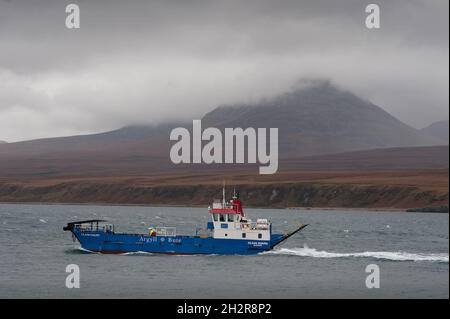 Islay nach Jura Ferry Scotland UK Stockfoto