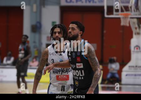 PalaRadi, Cremona, Italien, 23. Oktober 2021, Harris Jalen (Vanoli Cremona) während der Vanoli Basket Cremona gegen Happy Casa Brindisi – Italienische Basketball A Serie Championship Stockfoto