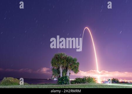 NASA Lucy Mission startete am 16. Oktober 2021 mit einer ULA Atlas V Rakete Stockfoto