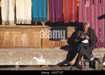 INDONESIEN, INSEL FLORES, DORF BENA Stockfoto