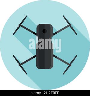 Vektor flaches Design Symbol Drohne Stock Vektor