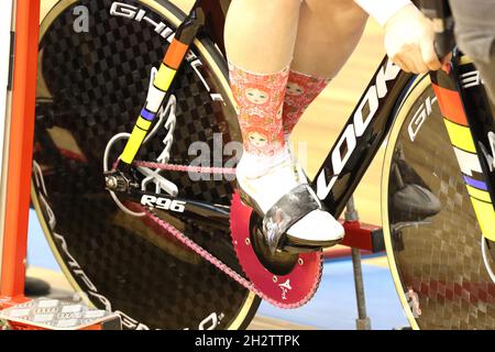 Ambiente während der Tissot UCI Track Cycling World Championships 2021 am 23. Oktober 2021 im StabVelodrome in Roubaix, Frankreich - Foto: Laurent Sanson/DPPI/LiveMedia Stockfoto