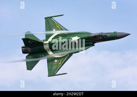 Radom, Polen - 25. August 2018: Radom Air Show - JF-17 Thunder (09-111) Stockfoto