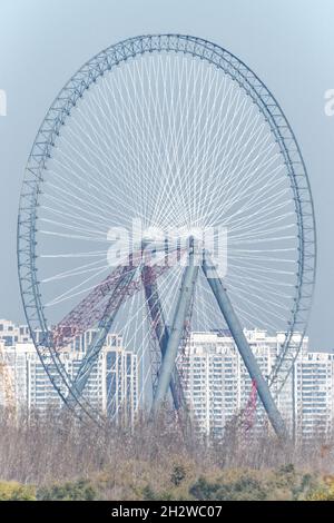 Harbin hat ein neues Riesenrad, das größte in Asien Stockfoto